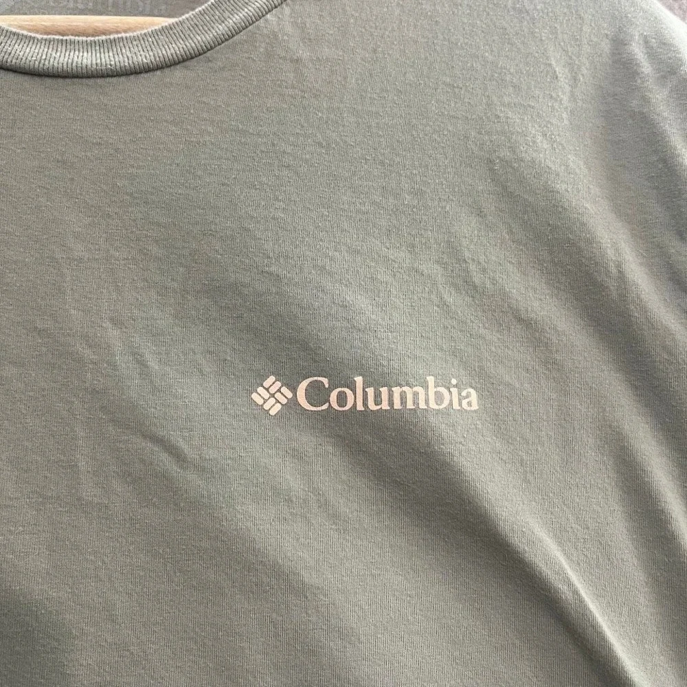 Columbia Graphic T-Shirt Mens Large Green - Picture 2 of 8